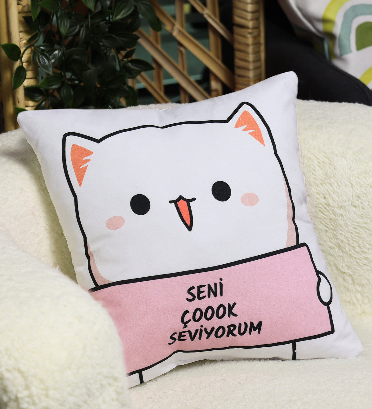 Seni Çok Seviyorum Yastık