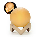 3D Ay Dekoratif Gece Lambası