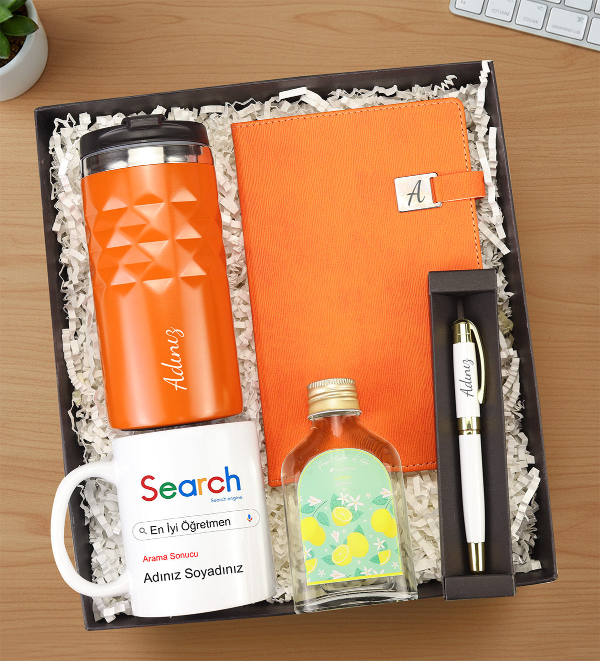 Kişiye Özel En iyi Öğretmen Hediye Seti