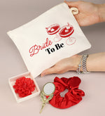 Bride Ham Bez Çanta & Lotus Mum & Saten Toka & Peri Ayna Hediyelik Set