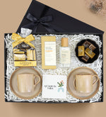 Godiva Napoliten Çikolata & Porselen Fincan & Atelier Rebul Kolonya 50 ml & Sunum Kasesi Hediye Seti