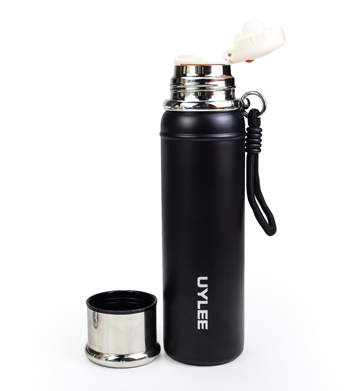 Siyah Çelik Termos 700 ml