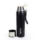 Siyah Çelik Termos 700 ml