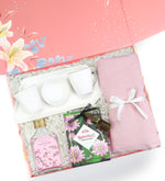 Türk Kahvesi & Kiraz Çiçeği Kolonyası & Pembe Şal & Türk Kahvesi Sunum Seti