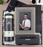 Scrikss 88 Mat Roller Kalem & Stanley Termos & Esnek Kapak Gri Defter & Dokulu Çerçeve Hediye Seti