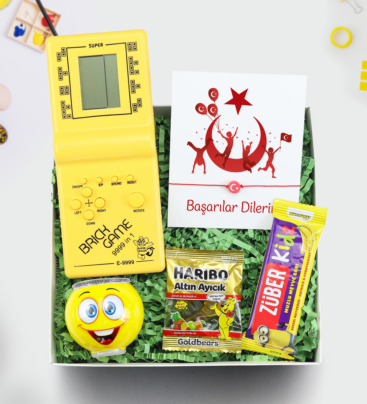 El Atarisi & Çim Adam & Züber Kidz & Haribo & Türk Bayrağı Bileklik Hediye Seti