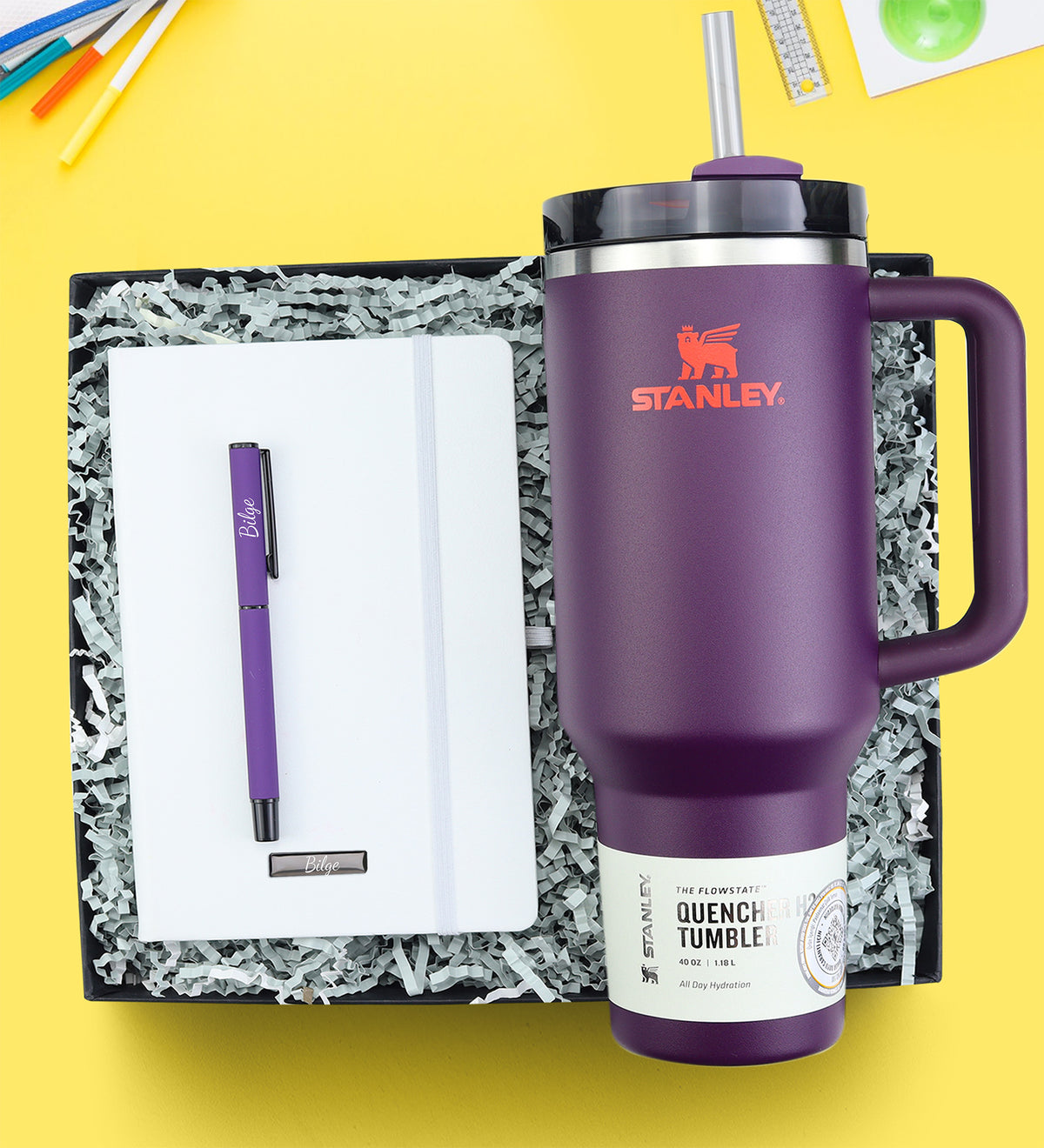 Stanley Termos & Defter & Kalem Okula Dönüş Hediye Seti