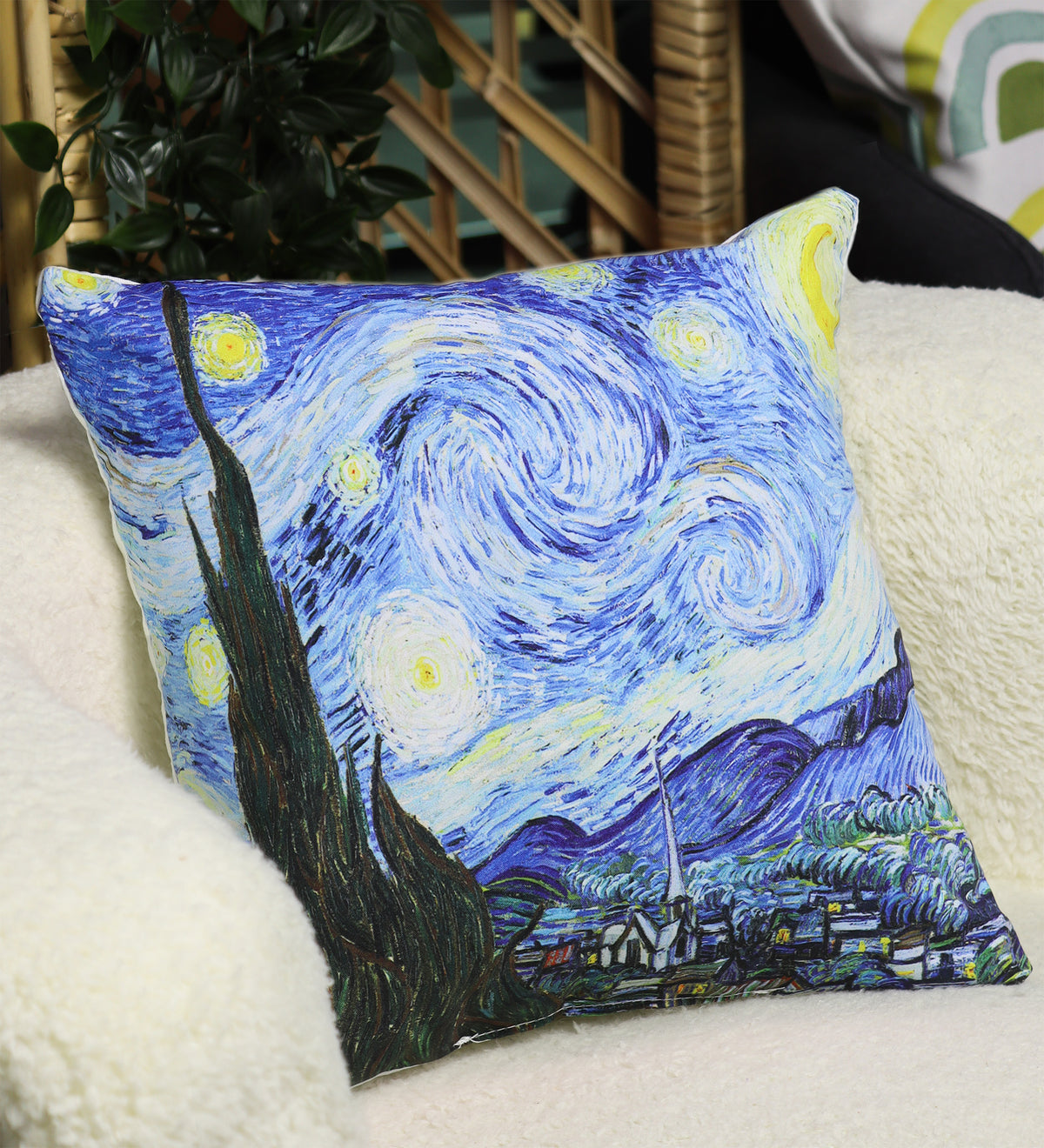 Van Gogh / Yıldızlı Geceler Yastık