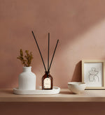 Dekoratif Standlı Alçı Vazo Biblo & Oda Kokusu Seti