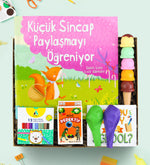 Hikaye Kitabı & Dondurma Fosforlu Kalem & 2'li Balon & 12'li Boya Kalemi & Mini Dedektif Kart Oyunu Hediye Seti