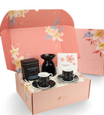 2'li Fincan & Buhurdanlık & Selamlıque Türk Kahvesi Hediye Seti