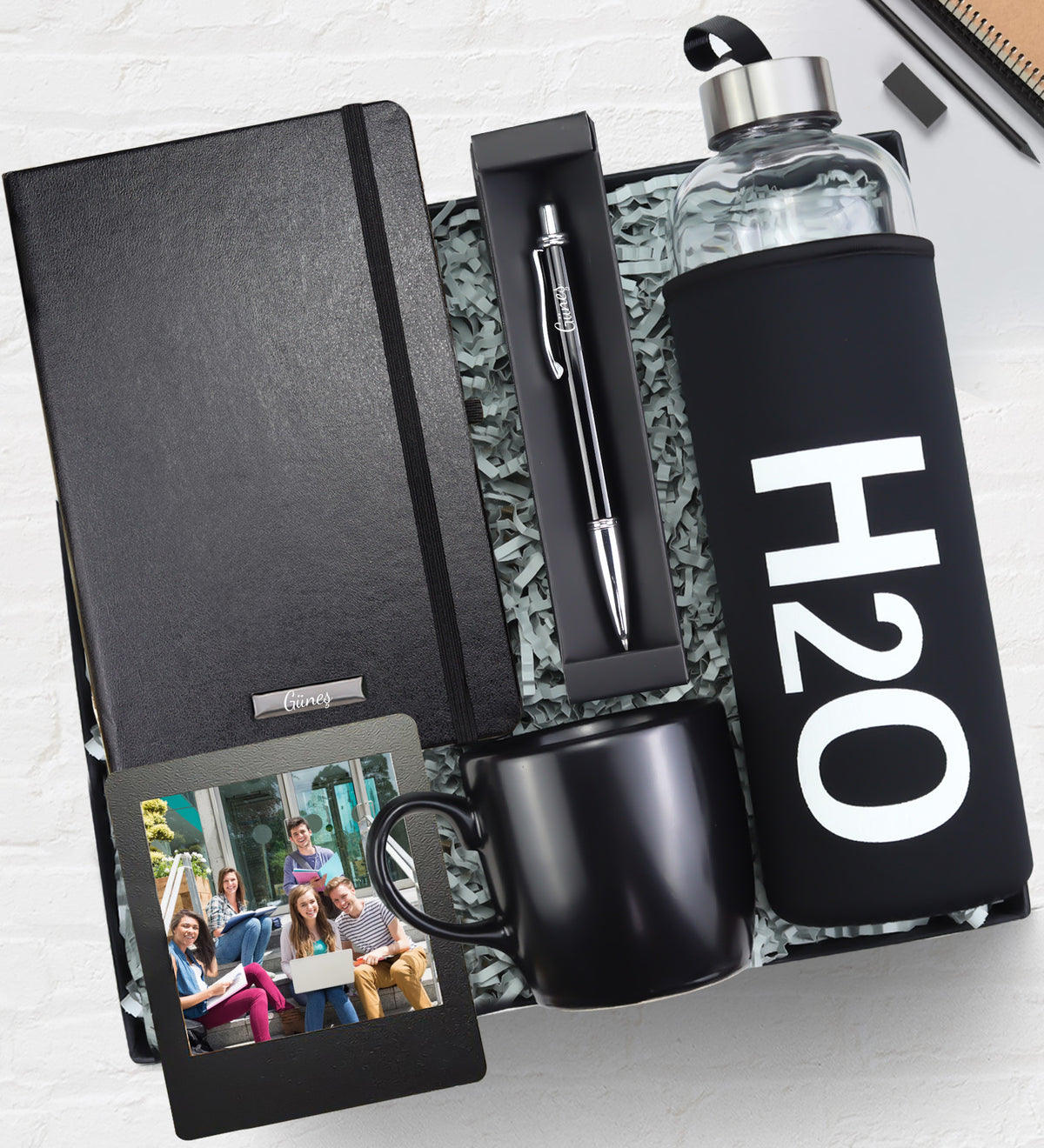 Matara & Defter & Kalem & Çerçeve & Kupa Hediye Seti