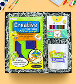 Creative Pattern Puzzle & Kalemlik & Adel Kuru Boya Hediye Seti