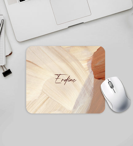 Kişiye Özel Turuncu Mouse Pad