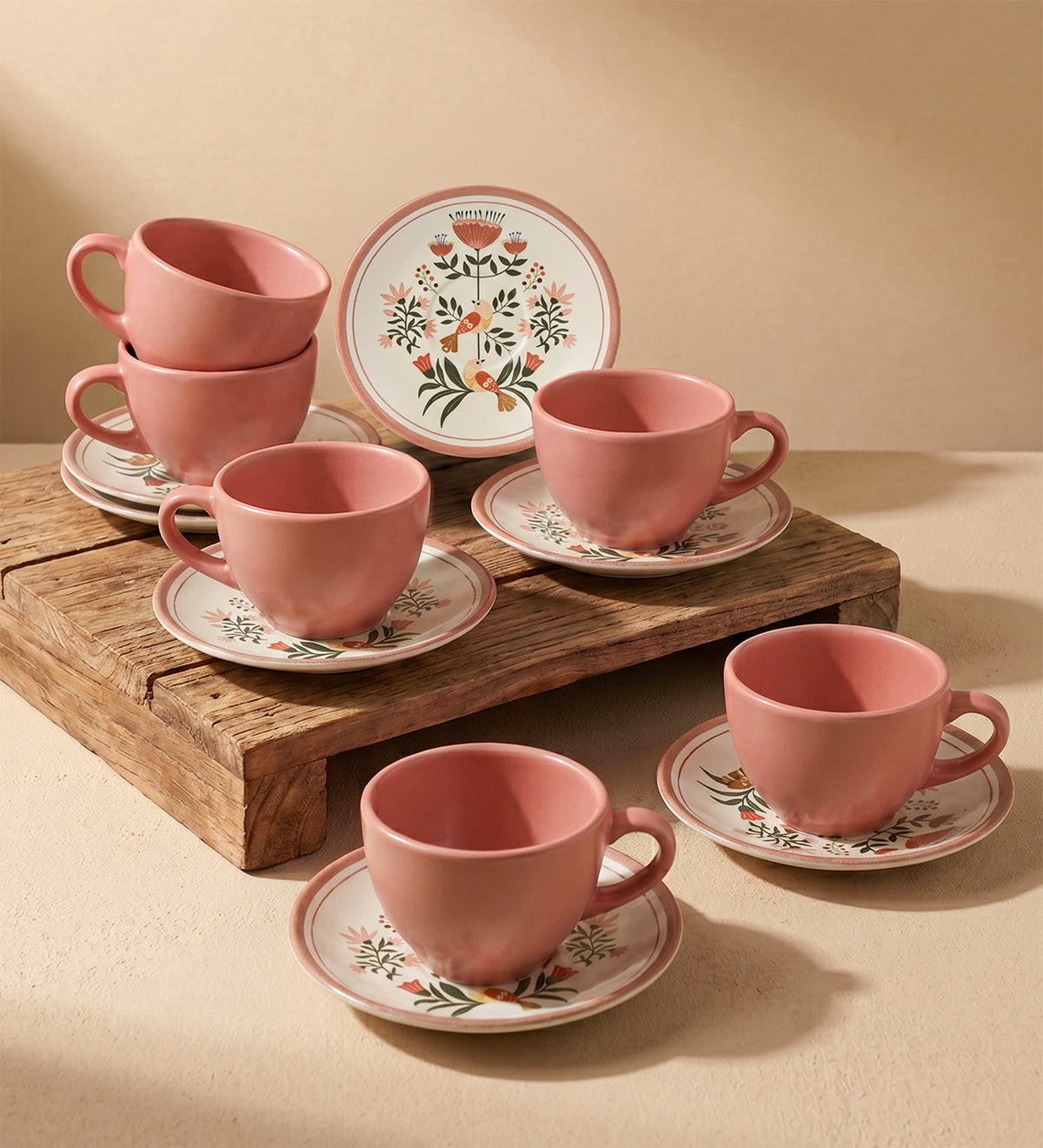 6'lı Çay ve Kahve Fincanı Takımı