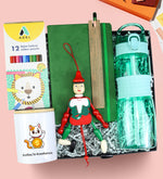 Kişiye Özel Defter & Kalem & Kumbara & Matara & Kuru Boya & Kukla Hediye Seti