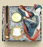 Çubuk Tütsü & Porselen Fincan & Mum & Fular Hediye Seti