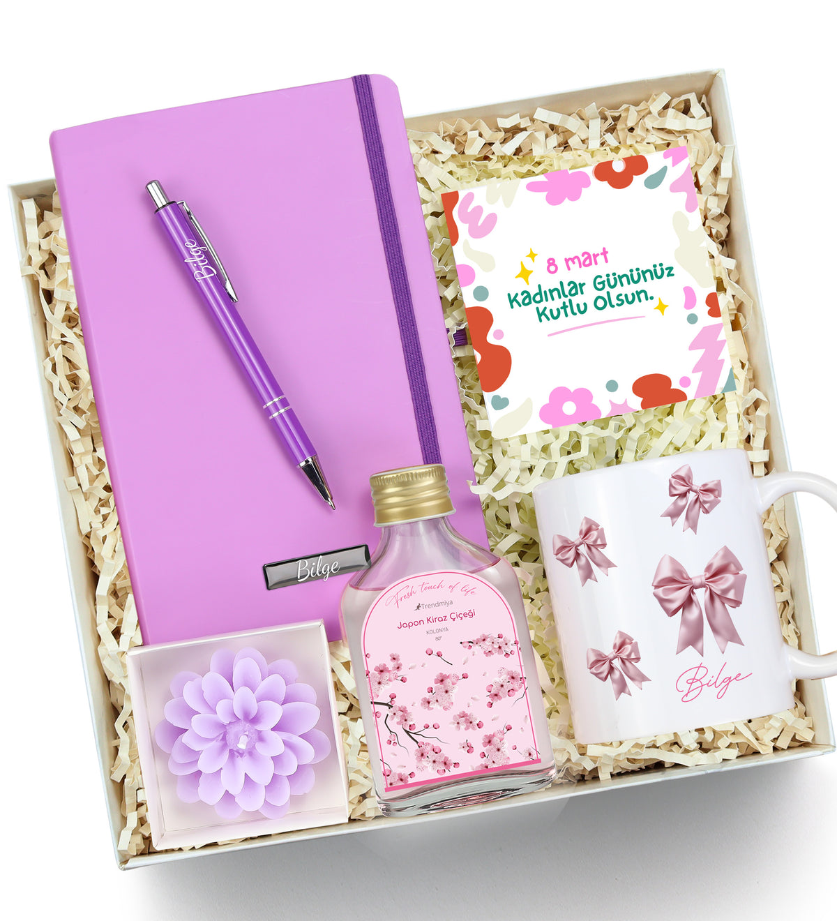 Özel Tasarım Kadınlar Günü Hediye Seti