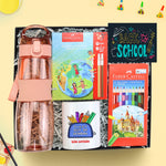 Pipetli Matara 750ml & Kalemlik & Faber Castell Boya Kalemi & 12'li Keçeli Kalem Hediye Seti