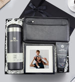 Deri Erkek Cüzdan & Stanley 0,47 ml & Yves Rocher Balsam & Paspartu Çerçeve