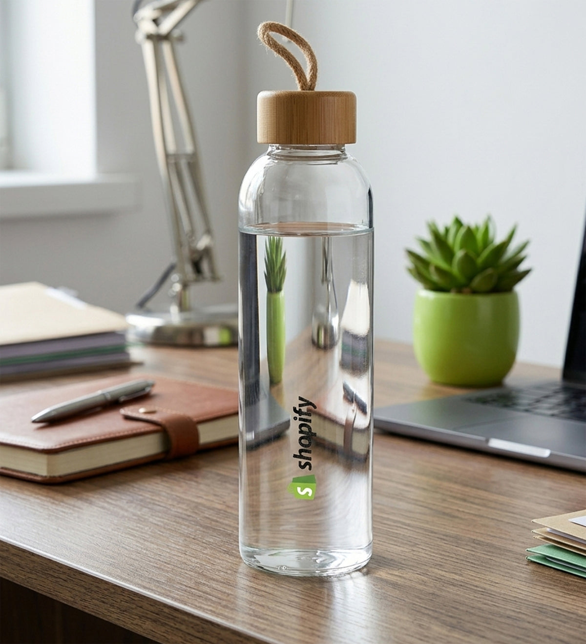Bambu Kapaklı Matara 500ML