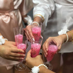 Apollon Simli Gazlı İçecek & Gold Kupa & Rebul Kolonya & Bride Taç & Bride Gözlük Hediye Seti