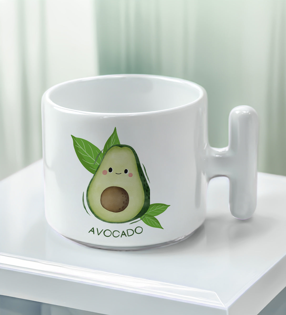 Avokado Yastık & T Kupa & Mousepad & Takvim Hediye Seti