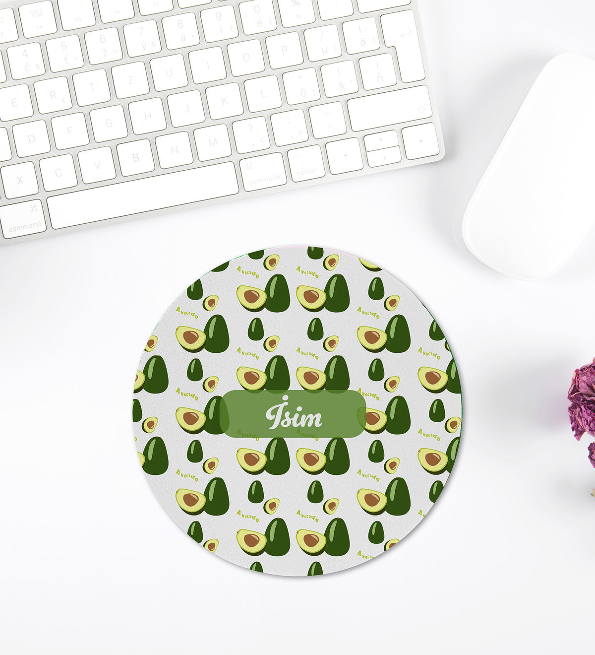 Avokado Yastık & T Kupa & Mousepad & Takvim Hediye Seti