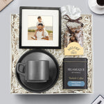 Paspartu Çerçeve & Melodi Draje Çikolata & Gri Double Fincan & Selamlıque