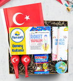 Fenset & Tohumlu Kalem & 2'li Balon & Haribo & Harita Stres Topu & Bayrak Hediye Seti