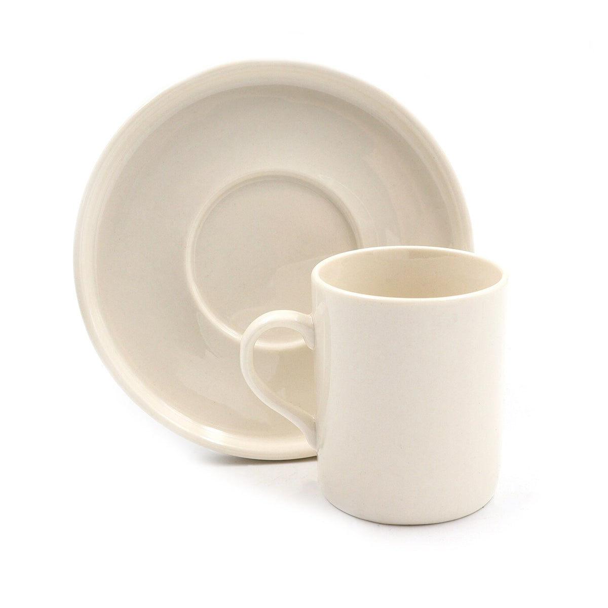 Beyaz Türk Kahvesi Fincanı