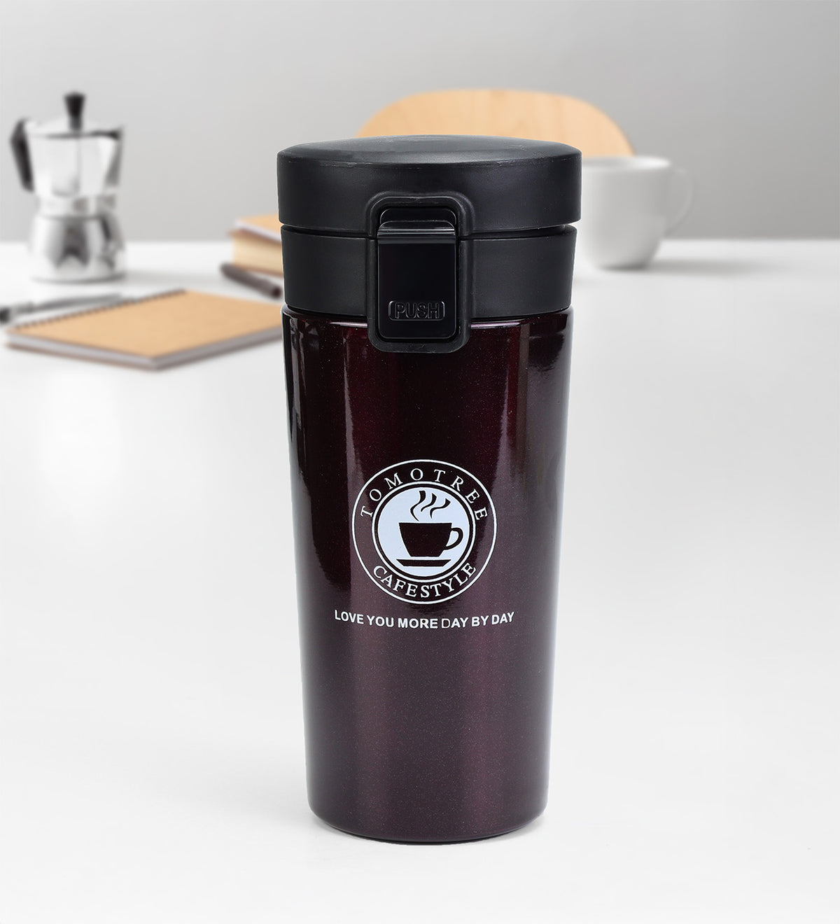 Kilitli Coffee Çelik Termos