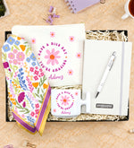 Defter & El Çantası &Kupa & Tükenmez Kalem & Fular Hediye Seti