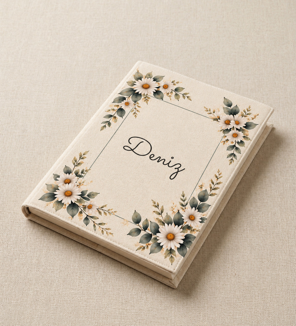 Kişiye Özel Defter & Kalem & Termos & Kolonya & Mum Öğretmene Hediye Seti