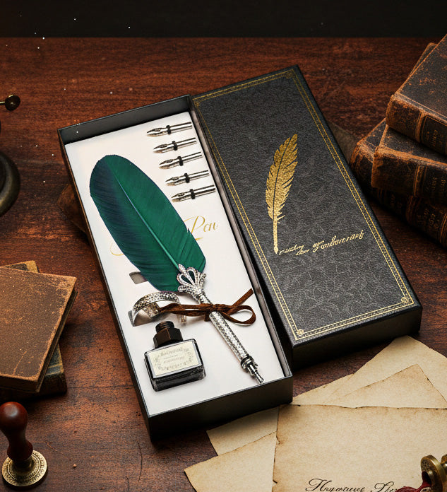 Yeşil Divit Uçlu Tüylü Kalem