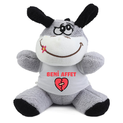Baskılı Peluş Eşek Oyuncak