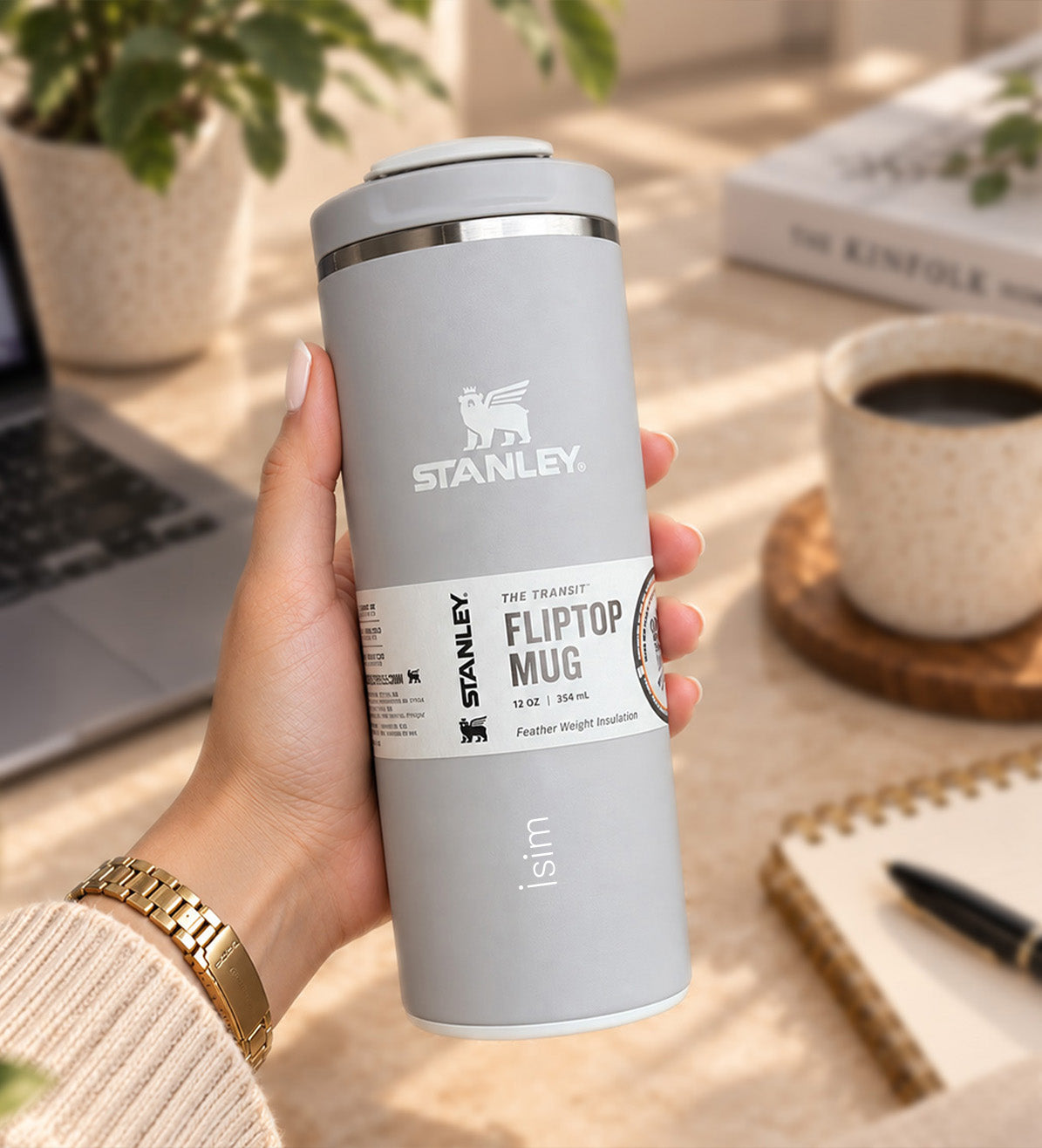 Kişiye Özel The Transit Fliptop Mug 0.35L Gri