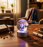 Dokuz Üç Çeyrek Işıklı Cam Küre