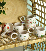 % 100 El Yapımı Kupa & Taş Bardak Altlığı & Gökkuşağı Anahtarlık & Buhurdanlık Hediye Seti