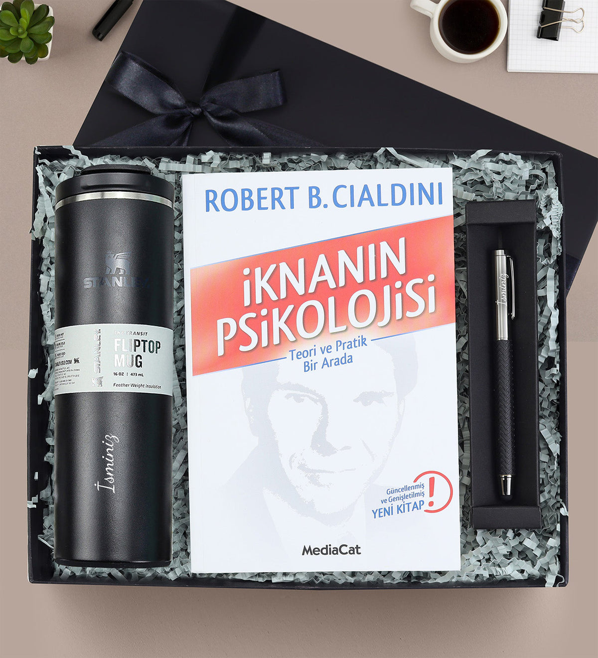 Stanley Termos & Kitap & Kalem Premium Hediye Seti