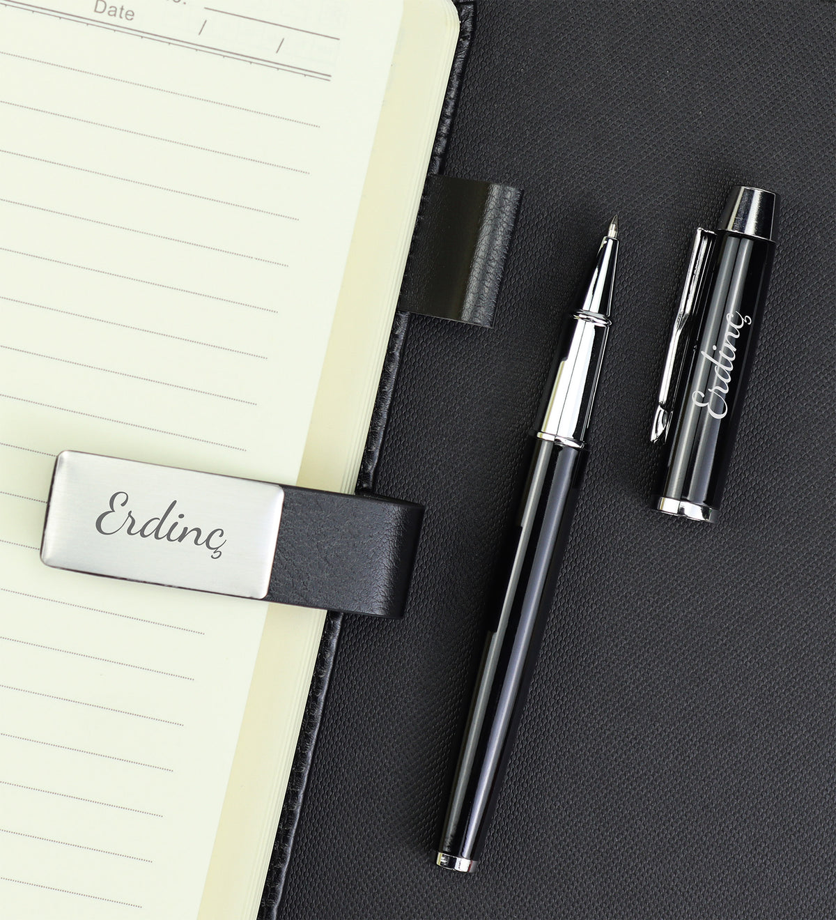 Özel Premium Kutulu Defter Kalem Seti