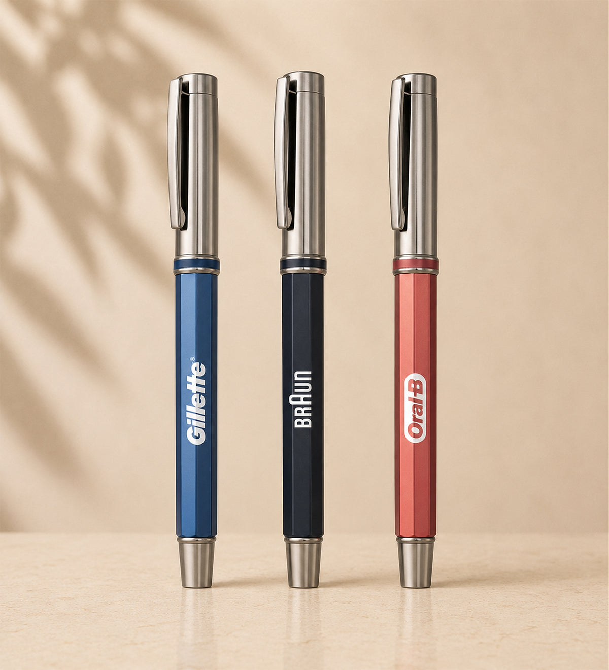 Kapaklı Metal Roller Kalem