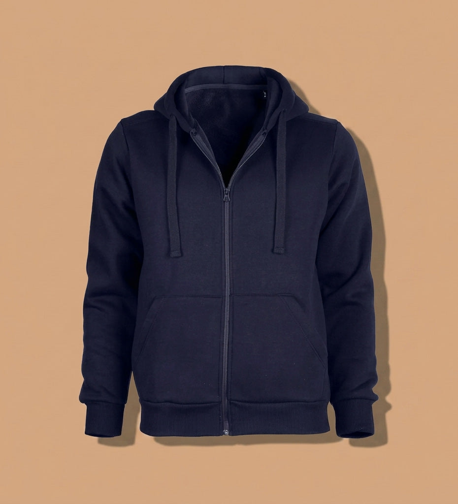 Kapüşonlu Fermuarlı Sweatshirt