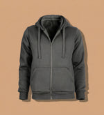 Kapüşonlu Fermuarlı Sweatshirt