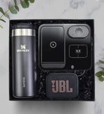 Kişiye Özel Stanley Termos JBL Hoparlör Premium Hediye Seti