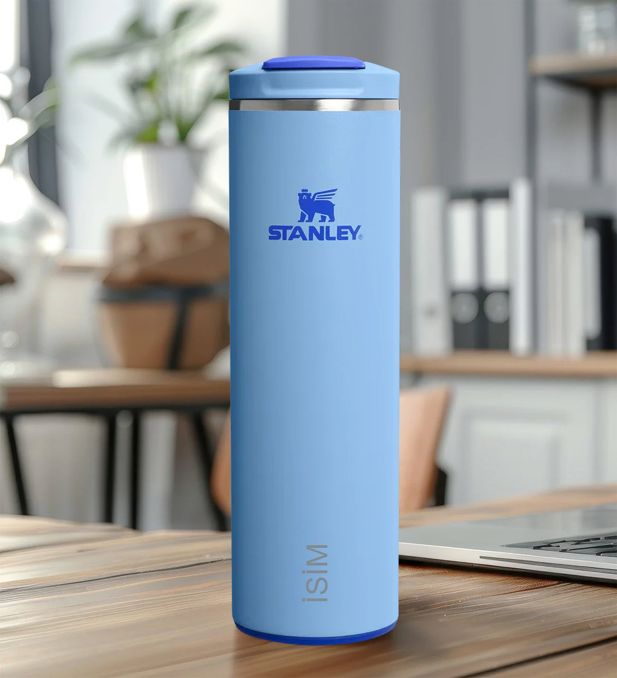 Kişiye Özel Stanley The Transit Fliptop Mug 0.47L Mavi
