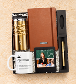 Kristal Termos & Kalem & Defter & Kupa & Çerçeve Öğretmene Hediye Seti