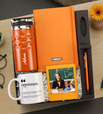 Kristal Termos & Kalem & Defter & Kupa & Çerçeve Öğretmene Hediye Seti