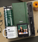 Kristal Termos & Kalem & Defter & Kupa & Çerçeve Öğretmene Hediye Seti