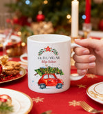 Yılbaşına Özel Kış Çayı & Demleme Aparatı & Kupa & Bardak Altlığı & Mum Hediye Seti